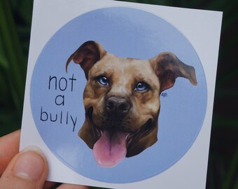 Not A Bully - American Pit Bull Terrier Sticker