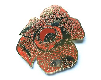Rafflesia Flower Enamel Pin