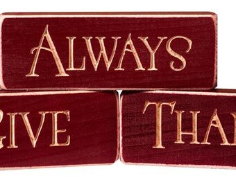 Always Give Thanks Inspirational