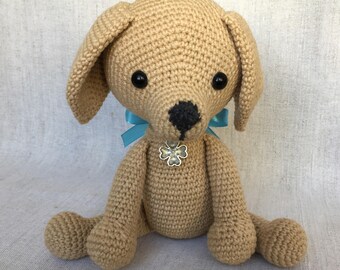 Handmade Crochet Dog, Amigurumi Dog, 2018 The Year of the Dog Gift, Handmade Dog Toy, Crochet Puppy, Stuffed Crochet dog, Birthday Gift, Dog