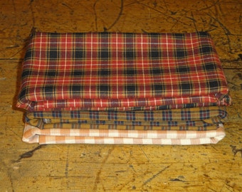 Fabric Scrap | Homespun Scrap Bundle | Cotton Fabric Bundle | 1.5 Yard Bundle