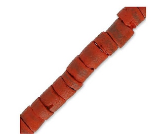 Red 5 mm-10 cm coconut beads