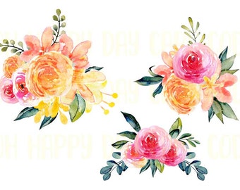Pink rose swags | Etsy