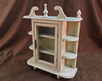 Small Wall-Hanging Curio Cabinet