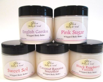 Your Choice of Fragrance Body Butter Paraben Free Body Butter 2oz.