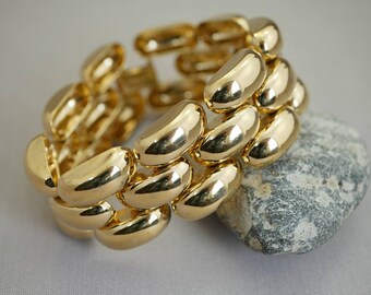 Vintage Bracelet Link Bracelet Vintage Napier Bracelet Gold Link Bracelet