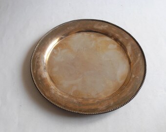 vintage silver plated Argante serving tray