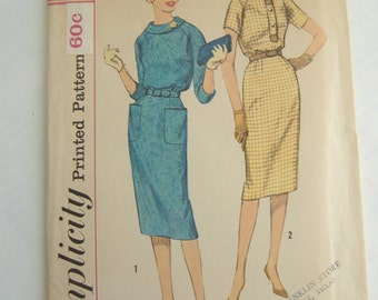 Simplicity Pattern 3070, Jr. Misses' and Misses' Dress, Size 12 Bust 32, Uncut