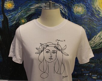Françoise Gilot line drawing by Picasso Woman's t-shirt
