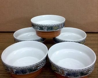 Goebel Country "Burgund" (6) FRUIT BOWLS