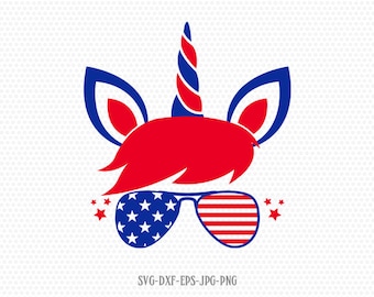 Free Free Unicorn 4Th Of July Svg 893 SVG PNG EPS DXF File