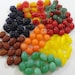 Czech Glass Fruit Mixed Beads Bananas Grapes Strawberries Limes, Apples Oranges Pears Almonds Nuts Charms Necklaces Jewelry mxfr8-96C