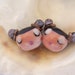 Geisha Bead Pair Handmade Lampwork