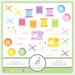 Sewing Clip Art - INSTANT Download - Sewing Machine - Buttons - png/jpg - Craft Clipart