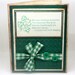 St Patrick's Day Card - Clover Handmade Embossed Card - Irish Blessing - Luck of the Irish Shamrock St Patrick's Day Greeting Card