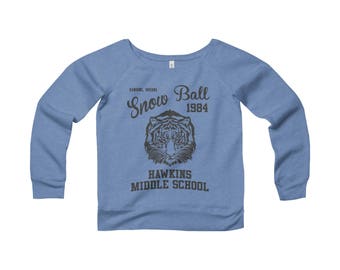 Stranger Things Shirt Hawkins Middle School Snowball 1984 Sweatshirt
