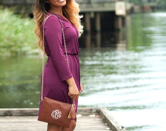 Vegan Leather Crossbody Bag - Available in 4 Colors
