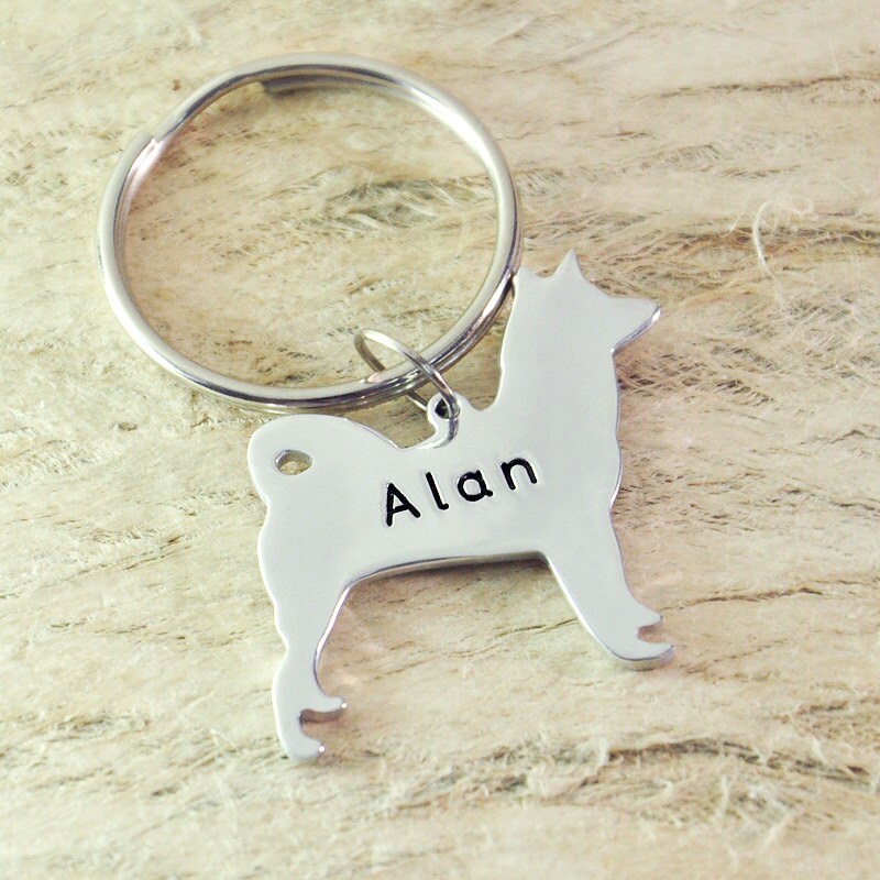 Akita Dog Keychain Pet Memorial Gift Pet Lovers Gift dog key