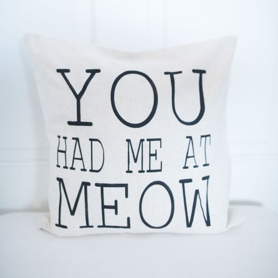 cat lady pillow