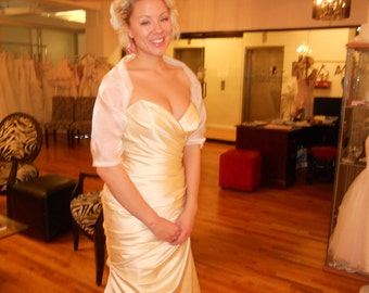 organza shrug same as tulle