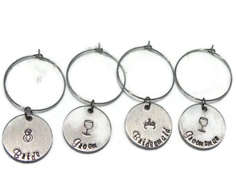 Wedding wine charms | Etsy Wedding wine charms | Etsy