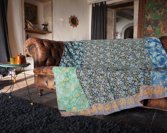Bed throw or bedspread (bed spread) odd vintage Bohemian chic