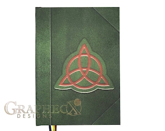 Fan-made Book of Shadows Charmed inspired personalized hardcover journal notebook