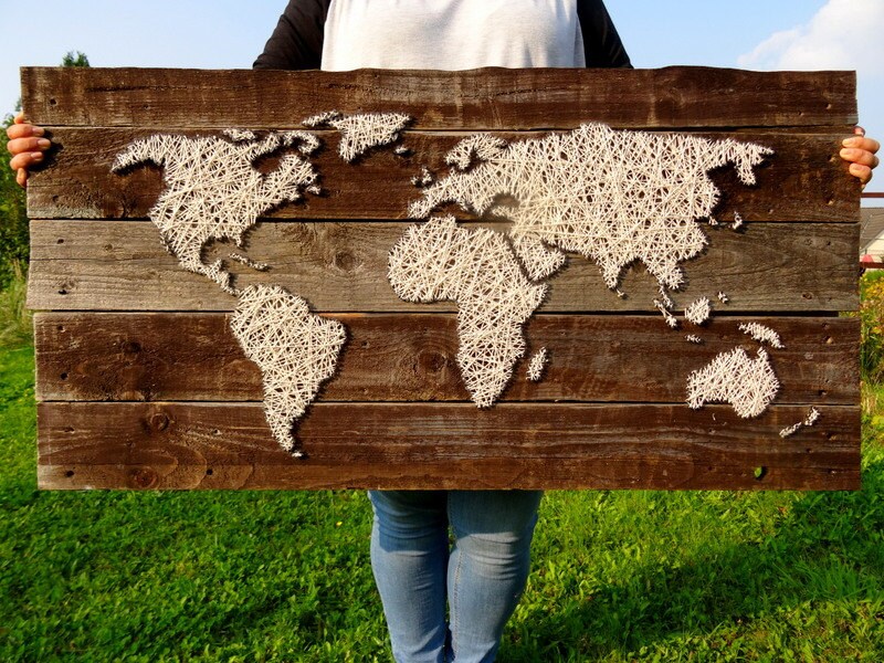 world map string art world map decal large world map