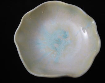 Yellow Wavy Bowl / Soap Bowl