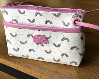 Vintage Crossbody Rainbow Purse