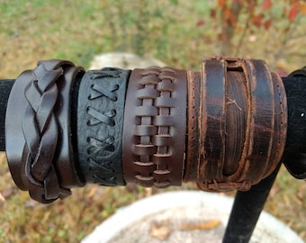 Boho Gothic Leather Diffuser Bracelet Aromatherapy Essential Oil 4 Styles Young Living, Doterra, Oils, Women, Mens Gift, Teens Birthday Gift