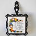 VINTAGE Cast Iron trivet / vintage 1960s kitchen