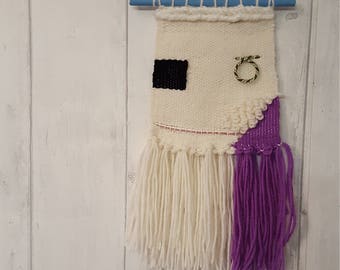 Mini woven wall hanging