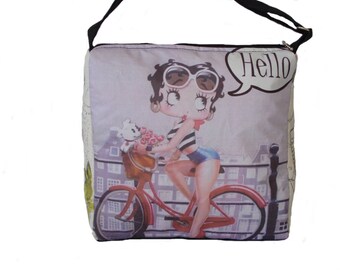 Betty Boop shoulder bag / bike