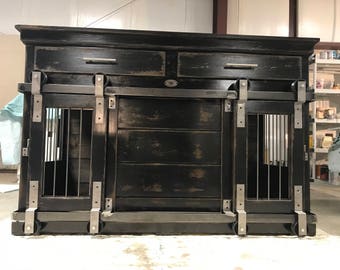 Urban Farmhouse Double Dog Kennel
