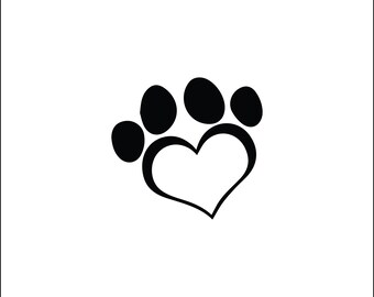 Download Paw heart | Etsy