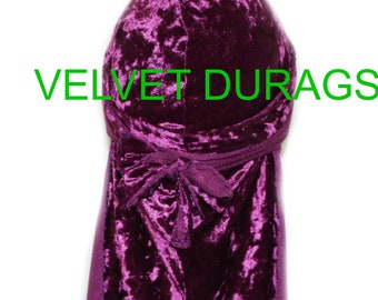 Purple Velvet Durags
