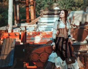 Steampunk costume, steampunk corset