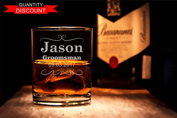 Personalisierte Whiskeygläser Felsen-Gläser gravierte Glas Personalisierte Whiskeygläser Felsen-Gläser gravierte Glas