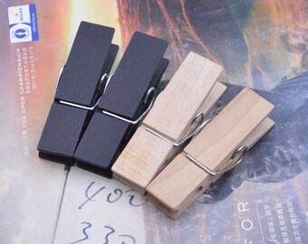 10 wood, wooden clips, wood pegs, wooden pegs, large clothespin natural, clothes pin, large clothes pegs, wood cloth clips 19x73mm