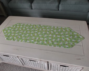 Bunnies and Easter Eggs Table Runner