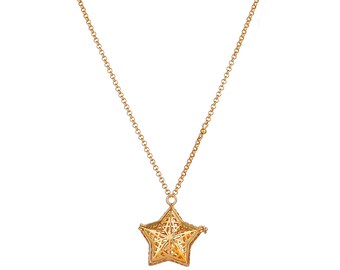 Essential Oils Diffuser Necklace, Star Necklace, Essential Oils Necklace, DarlingJ - DJN18013