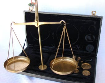 Vintage Scale - Case Scale Brass Scale