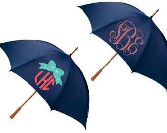 SALE!! Monogrammed Umbrellas - Great Bridesmaids, Birthday, Hostess Gifts! CUSTOM Business Umbrellas