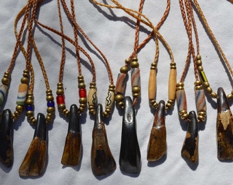 Handmade Buffalo Tooth Necklace