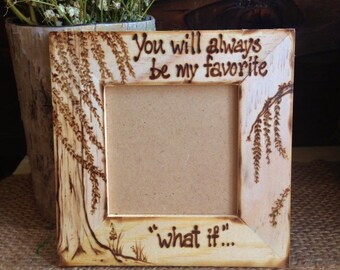 Baby Sonogram Ultrasound Picture Frame "You will always be my favorite what if..." Fertility Miscarriage Pregnant Expecting