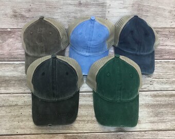 High Ponytail Hat, Distressed High Ponytail Hat, PonyCap, Messy bun Ball Cap, Messy Bun Hat, Monogram High Ponytail Hat, Distressed Hat