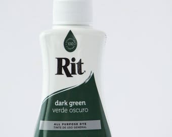 Dark Green Rit Liquid Dye