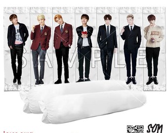 BTS Bangtan Boys Body Pillow/Bolster Case Version 1