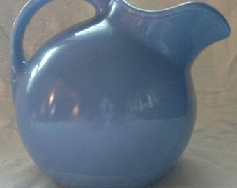 Harlequin Ball Pitcher in mauve blue